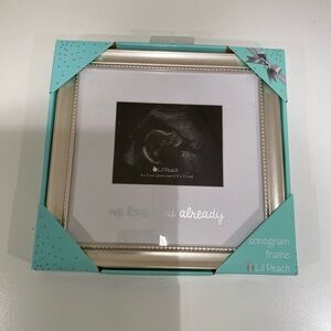 3 for $10 Silver Sonogram Frame baby keepsake lil
Peach